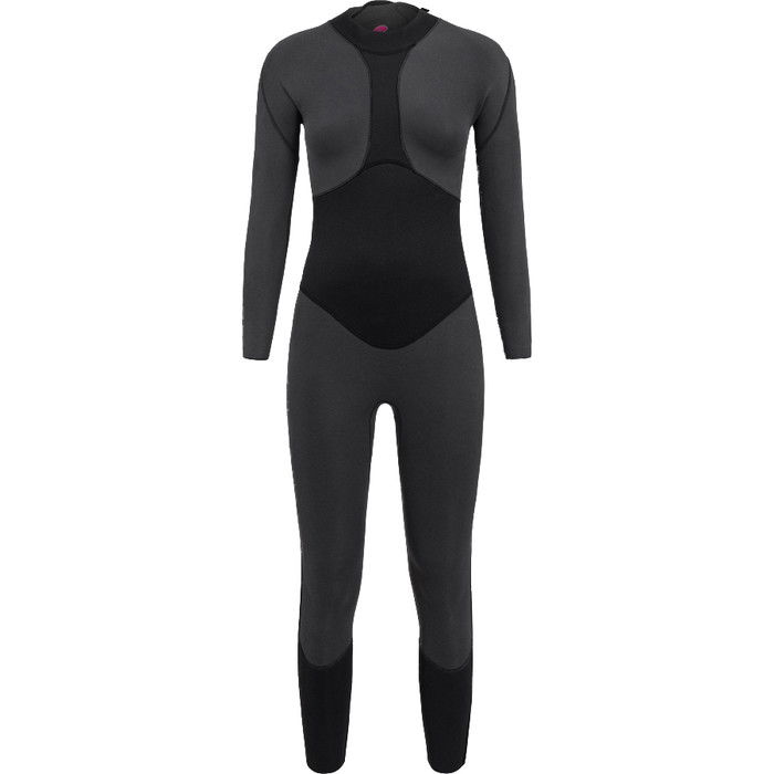 2024 Orca Mujer Vitalis Breast Stroke Back Zip Open Water Swim Neopreno NN6B4801 - Black